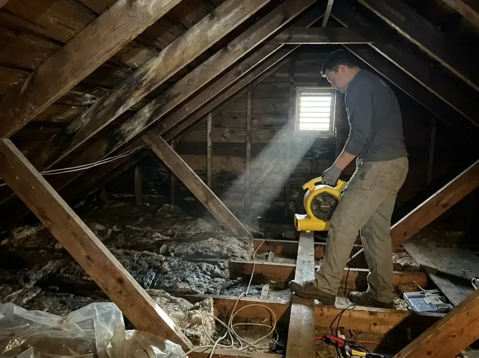 attic-water-damage-drying-proc-007 — frequently asked questions, Emergency Water Extraction & 24/7 Flood Response in Westmon…